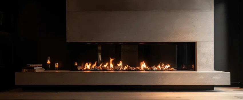 Gas Fireplace Ember Bed Design Services in Union City, Georgia