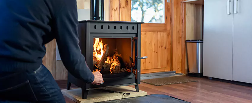 Open Hearth Wood Fireplace Installation in Union City, GA