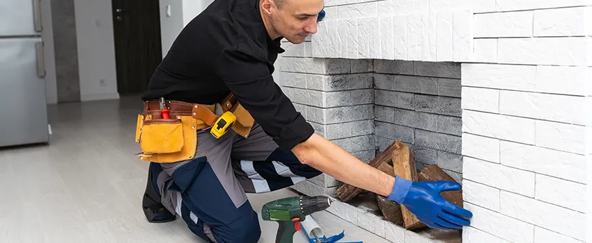 Fireplace Damaged Damper Frame Repair Services in Union City, Georgia